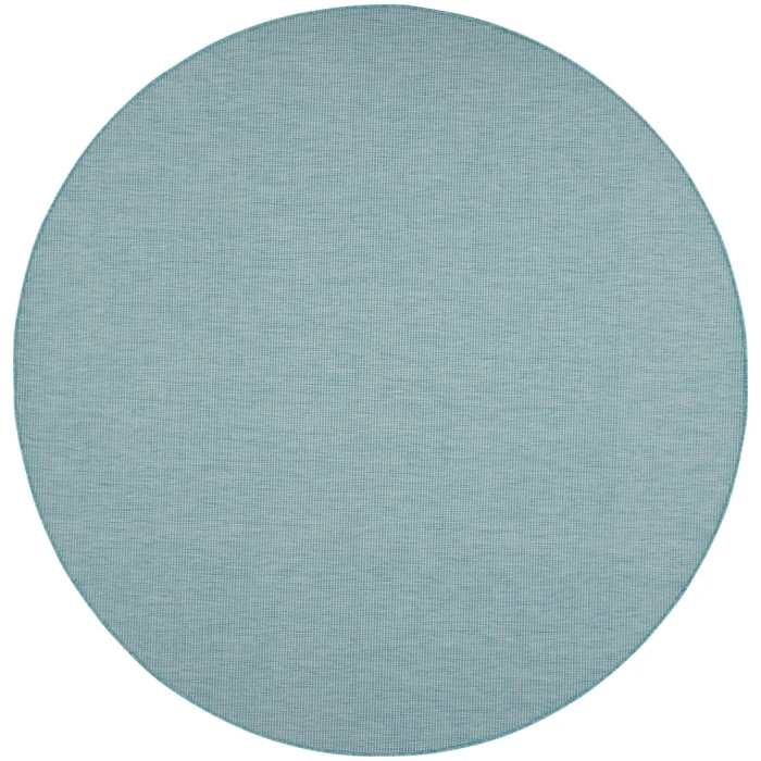 Nourison Positano Round Area Rug POS01-Aqua