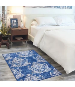 Nourison Home Whimsicle WHS11 Navy Ivory 3 ft. X 5 ft. Area Rug