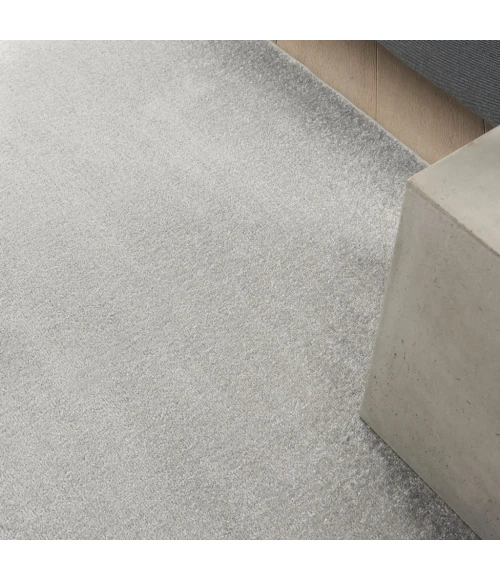 Nourison Essentials Silver Grey Area Rug NRE01-Silver Grey