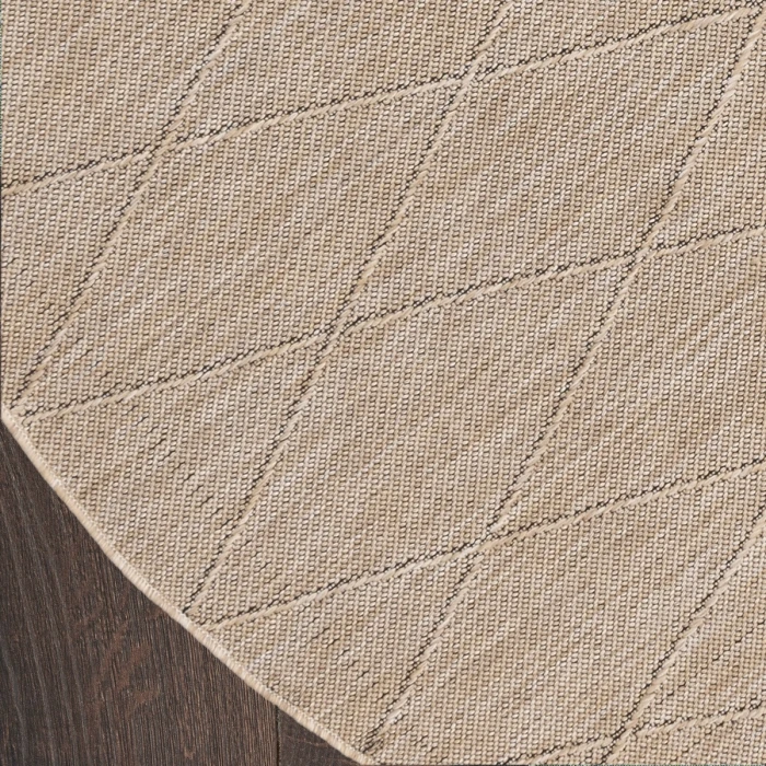 Nourison Washable Solutions Natural WSL01 8 ft. X Round Rug