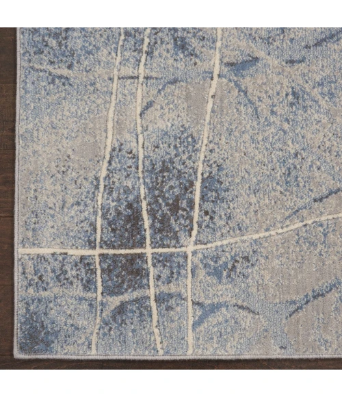 Nourison Somerset Area Rug ST74-Silver/Blue