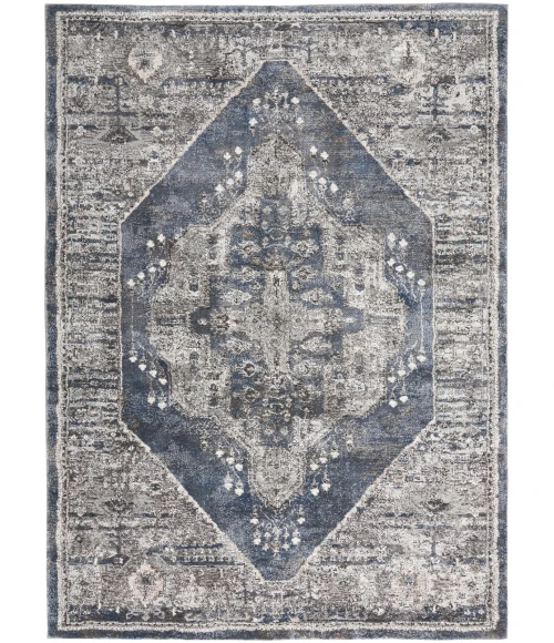 Kathy Ireland American Manor Area Rug AMR02 Blue 3'11" x 5'11"