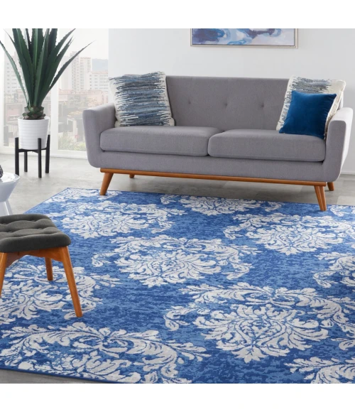 Nourison Whimsicle Area Rug WHS11-Navy Ivory