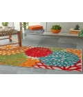 Nourison Aloha Green ALH05 2 ft. 8 in. X 4 ft. Rectangle Rug