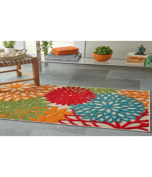 Nourison Aloha Green ALH05 2 ft. 8 in. X 4 ft. Rectangle Rug