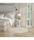 Nourison Serenity Home Ivory SRH06 4 ft. X Round Rug