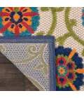 Nourison Aloha Runner Area Rug ALH19-Blue/Multicolor