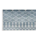 Nourison Astra Machine Washable Blue ASW10 2 ft. X 6 ft. Rectangle Rug