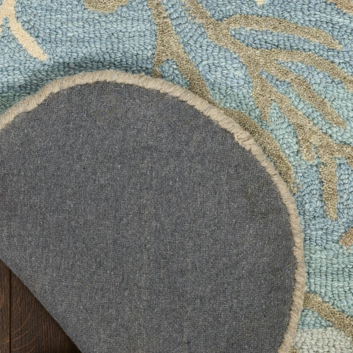 Nourison Waterside Blue WRS01 5 ft. X 7 ft. Rect. Rug