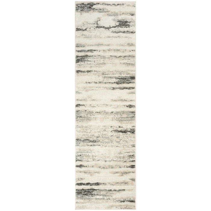Nourison Serenity Home Grey Multicolor SRH12 2 ft. 2 in. X 7 ft. 6 Rect. Rug