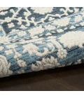 Nourison Grace Blue GCE01 5 ft. 3 in. X 7 ft. 3 in. Rect. Rug