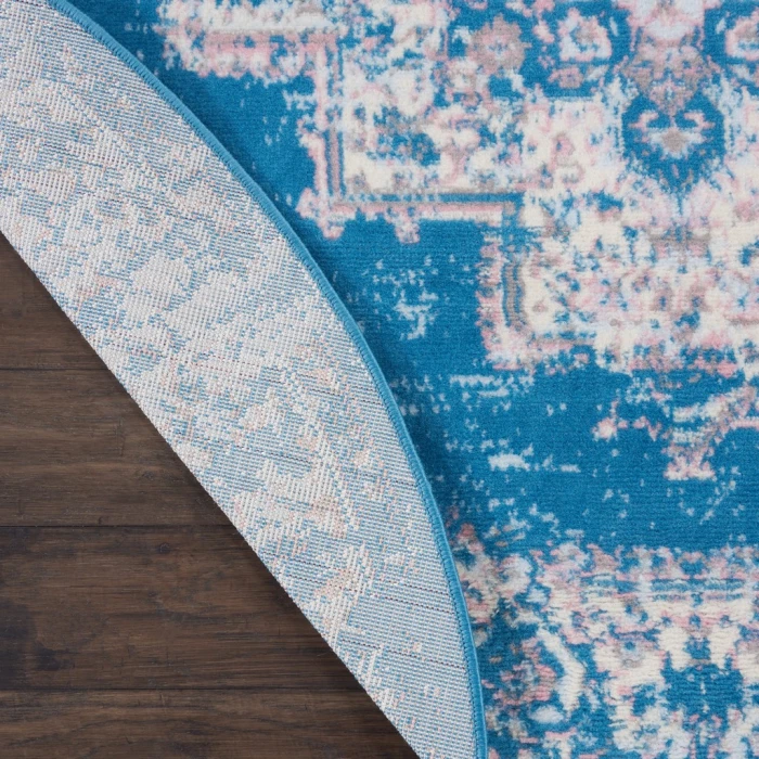 Nourison Grafix Round Area Rug GRF14-Blue
