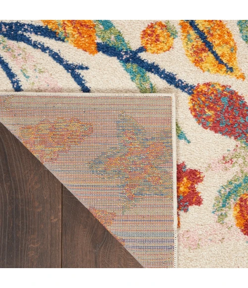 Nourison Allur Area Rug ALR09-Ivory Multicolor
