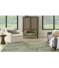 Nourison Garden Oasis Green Ivory GOA01 5 ft. X 7 ft. Rectangle Rug