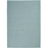 Nourison Home Positano POS01 Aqua 4 ft. X 6 ft. Area Rug