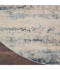 Nourison Rustic Textures Area Rug RUS04 Beige/Grey 5'3" Round
