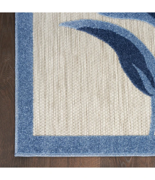 Nourison Aloha Area Rug ALH33 Blue Grey