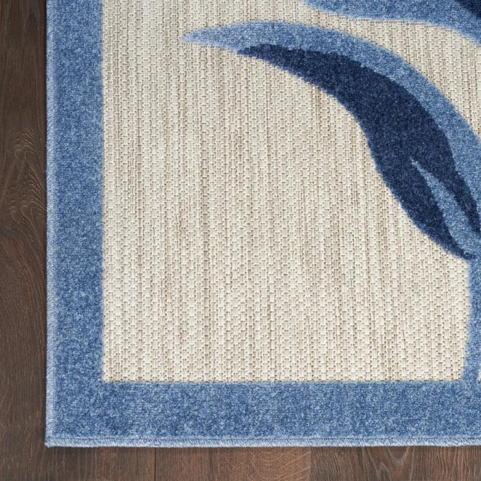 Nourison Aloha Area Rug ALH33 Blue Grey