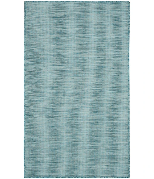 Nourison Positano Area Rug POS01 Aqua 3' x 5'