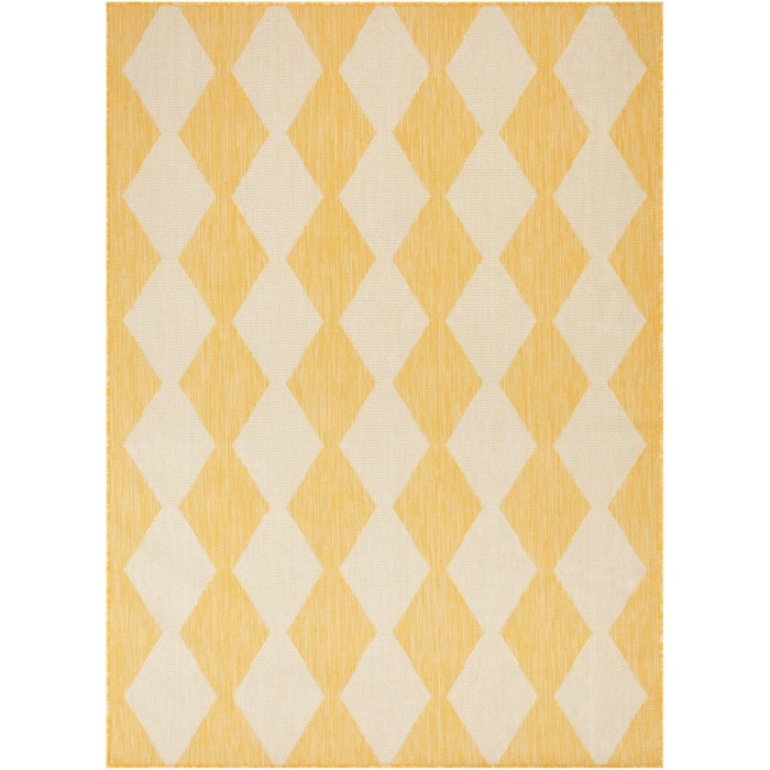 Nourison Positano Yellow POS04 4ft. x 6ft. Rect. Rug