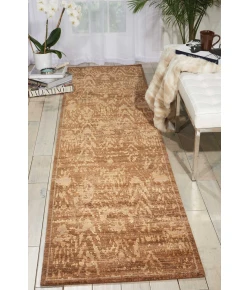 Nourison Home Silken Allure SLK17 Chocolate 2 ft. 5 in. X 10 ft. Area Rug