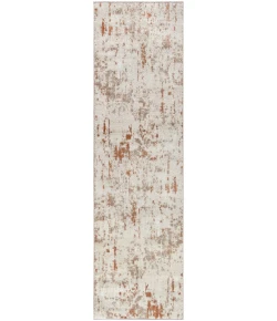 Nourison Home Quarry QUA01 Ivory Rust 2 ft. 2 in. X 7 ft. 6 in. Area Rug