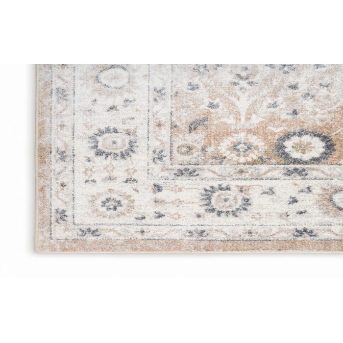 Nourison Astra Machine Washable Silver Taupe ASW16 2 ft. X 6 ft. Rectangle Rug