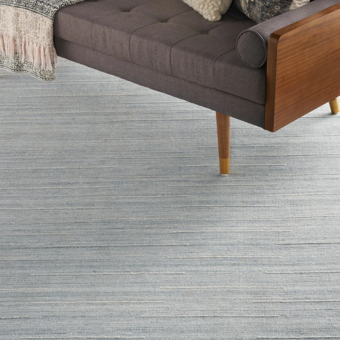 Nourison Interweave Light Blue IWV01 9 ft. X 12 ft. Rect. Rug