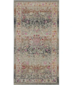 Nourison Home Vintage Kashan VKA01 Grey 2 ft. X 4 ft. Area Rug