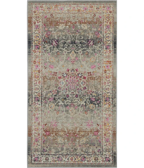 Nourison Vintage Kashan Area Rug VKA01-Grey