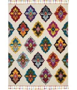Nourison Home Nomad White NMD06 6ft.7in. x 9ft.6in. Rect. Rug