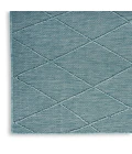 Nourison Washable Solutions Aqua WSL01 8 ft. X 10 ft. Rect. Rug