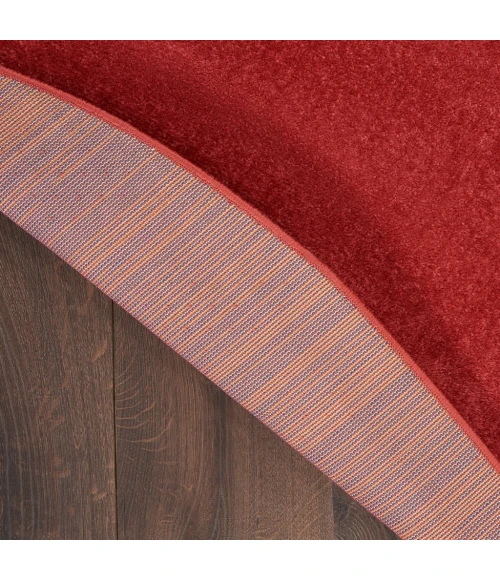 Nourison Essentials Brick Red Area Rug NRE01-Brick Red