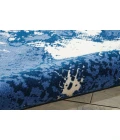 Nourison Twilight Blue Ivory TWI24 9ft.9in. x 13ft.9in. Rect. Rug