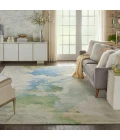 Nourison Prismatic Area Rug PRS16 Seafoam 8'6" x 11'6"