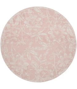 Nourison Home Whimsicle WHS05 Pink 8 ft. Round Area Rug