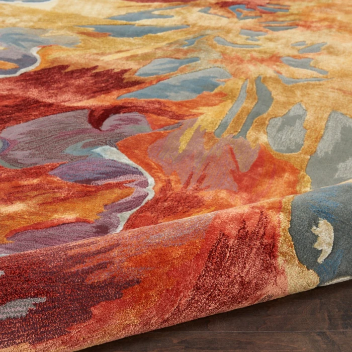 Nourison Prismatic Area Rug PRS08 Multicolor 8'6" x 11'6"