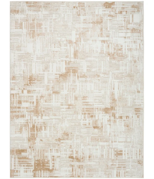 Nourison Dekor Ivory Taupe DEK11 5 ft. 3 in. X 7 ft. Rect. Rug