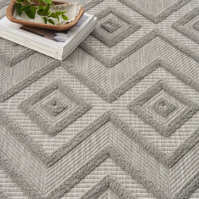 Nourison Versatile Area Rug NRV01 Silver Grey