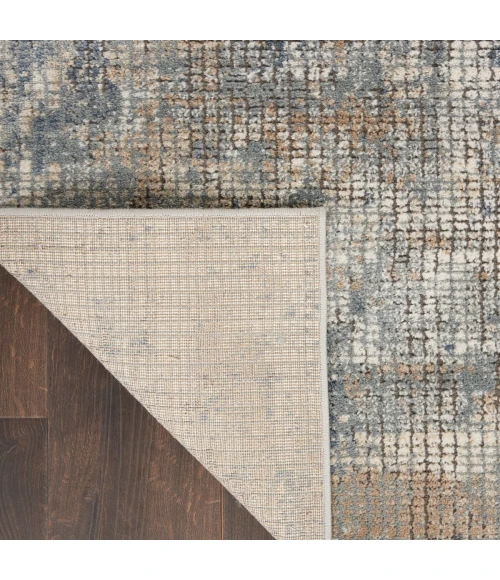 Nourison Quarry Blue Beige QUA02 10 ft. Rect. Rug