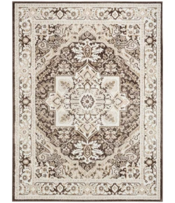 Nourison Home Dekor DEK08 Brown Ivory 5 ft. 3 in. X 7 ft. Area Rug