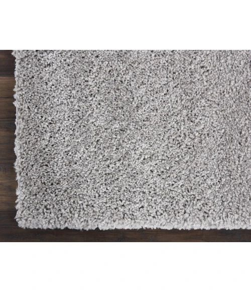 Nourison Malibu Shag Area Rug MSG01-Silver Grey