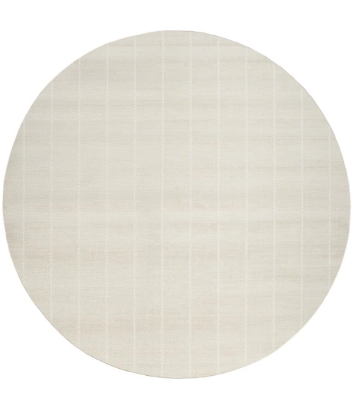 Nourison Serenity Home Ivory SRH05 8 ft. X Round Rug
