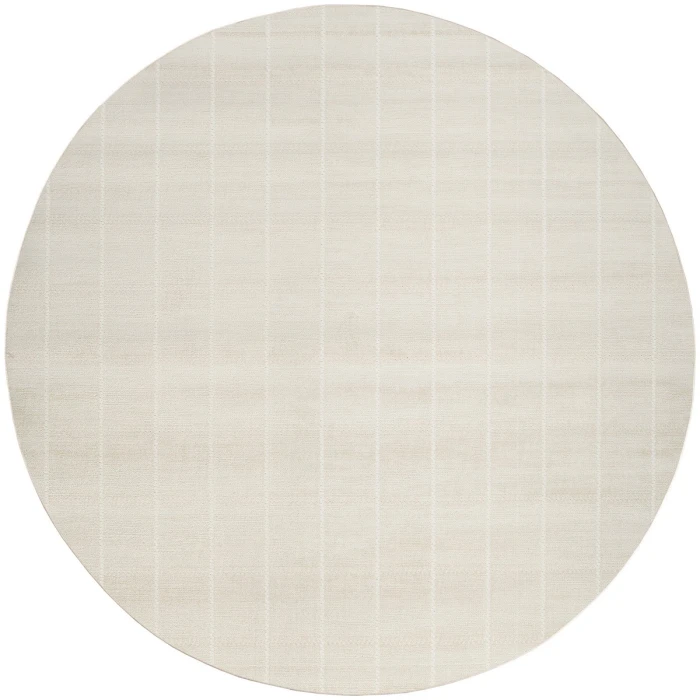 Nourison Serenity Home Ivory SRH05 8 ft. X Round Rug