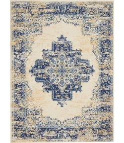 Nourison Home Grafix GRF14 White 5 ft. 3 in. X 7 ft. 3 in. Area Rug