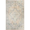 Nourison Home Astra Machine Washable ASW12 Beige Blue 6 ft. 7 in. X 9 ft. Area Rug