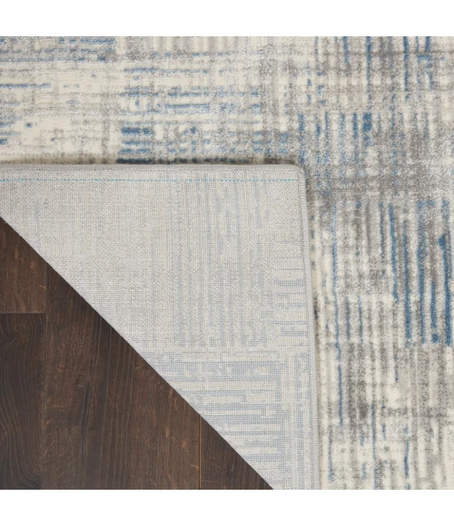 Nourison Solace Runner Area Rug SLA03-Ivory/Grey/Blue