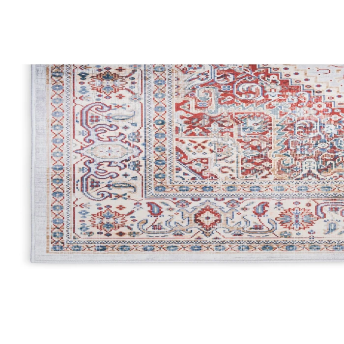 Nourison Vintage Home Ivory Red VNH01 5 ft. X 7 ft. Rectangle Rug