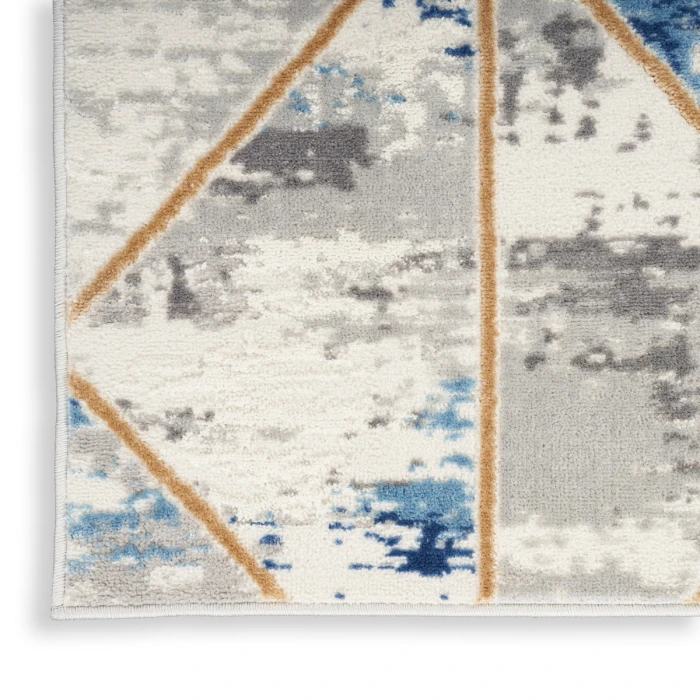 Nourison Elation Area Rug ETN12 Grey/Multi 7'10" x 9'10"