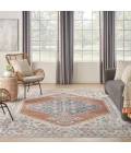 Nourison Astra Machine Washable Area Rug ASW11 Grey/Multi